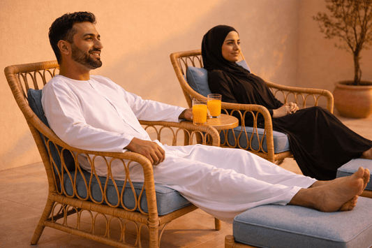 Hayata Solara Outdoor Weave Lounge Set | Luxury Outdoor Furniture | HAYATE