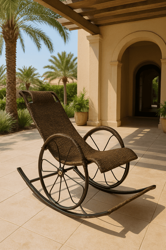 Hayate Oasis Rattan Rocking Lounge Chair | Luxury Outdoor Furniture | HAYATE