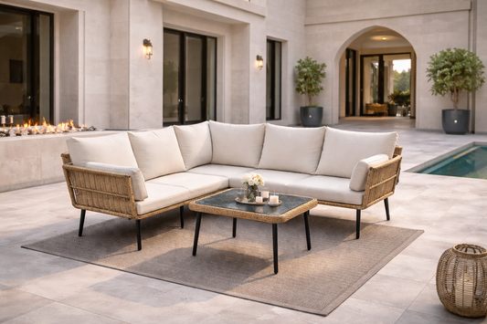 Hayate Riviera L-Shape Outdoor Lounge Set