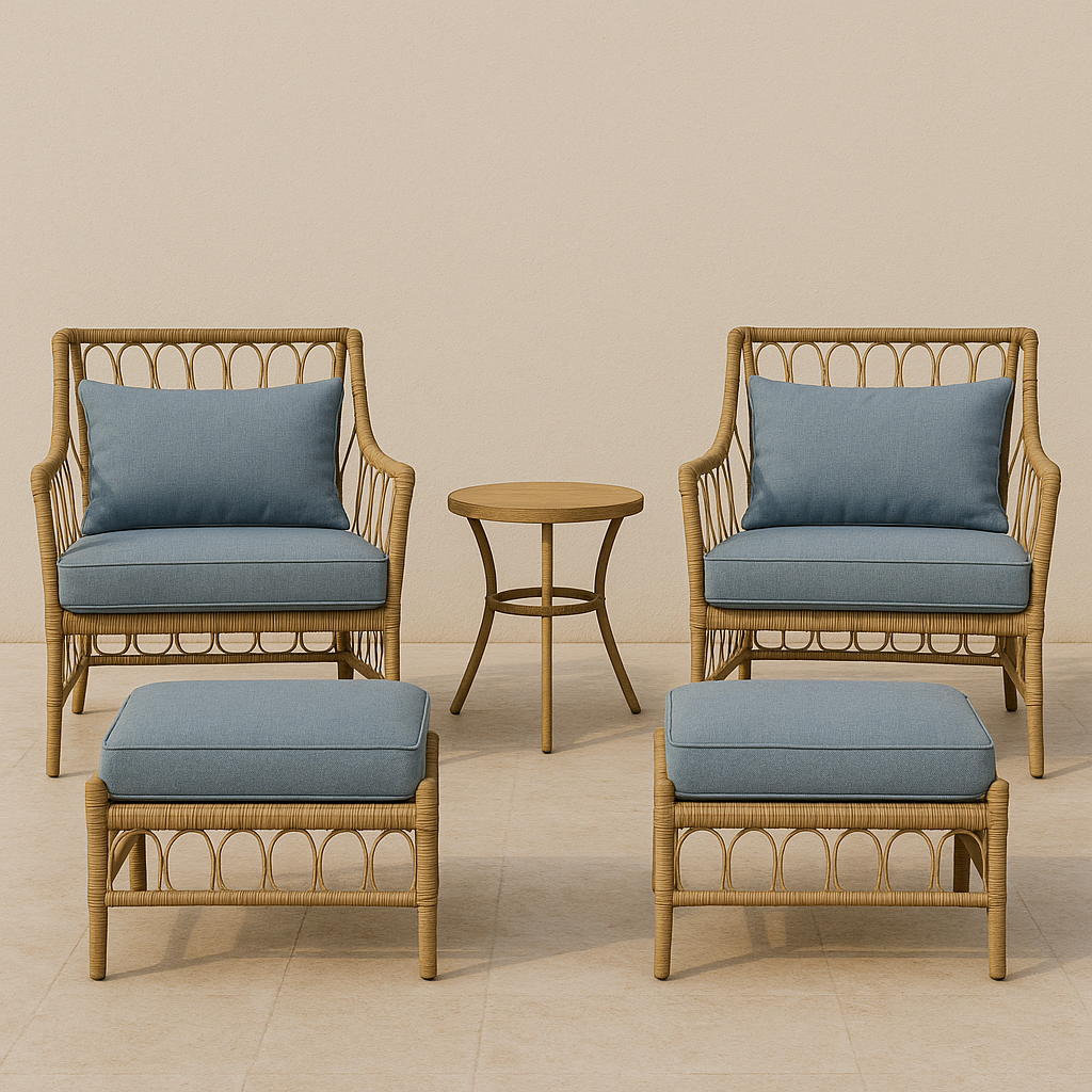 Hayata Solara Outdoor Weave Lounge Set