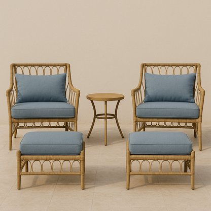 Hayata Solara Outdoor Weave Lounge Set