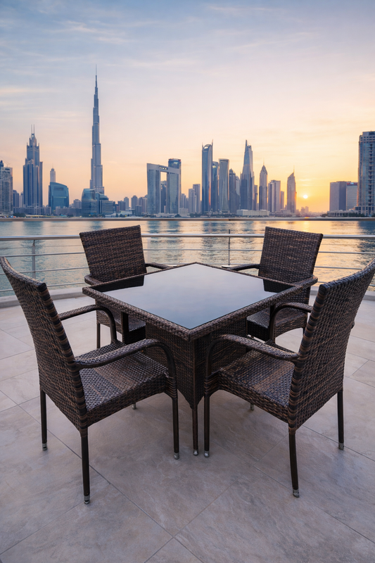 Hayate Sorrento Woven Dining Set