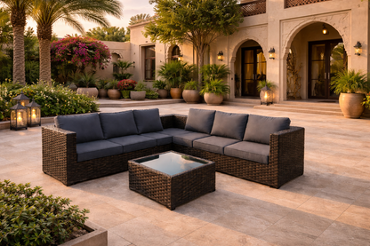 Hayate Verona L-Shape Outdoor Lounge Set