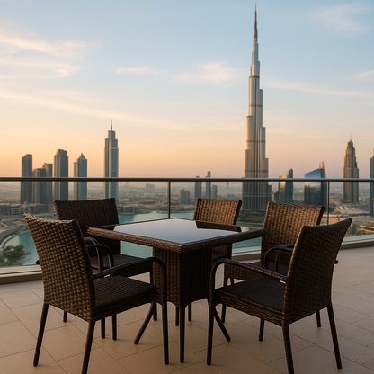 Hayate Sorrento Woven Dining Set