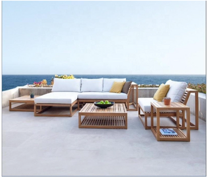 Hayate Horizon Teak Modular Outdoor Lounge
