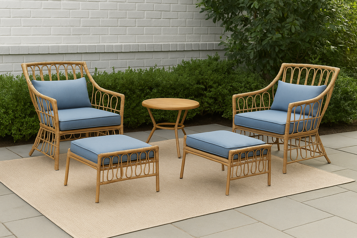 Hayata Solara Outdoor Weave Lounge Set