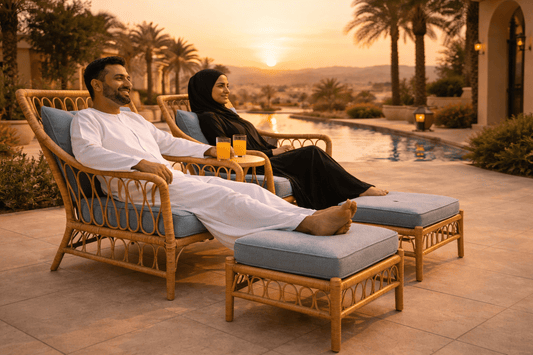 Hayata Solara Outdoor Weave Lounge Set | Luxury Outdoor Furniture | HAYATE