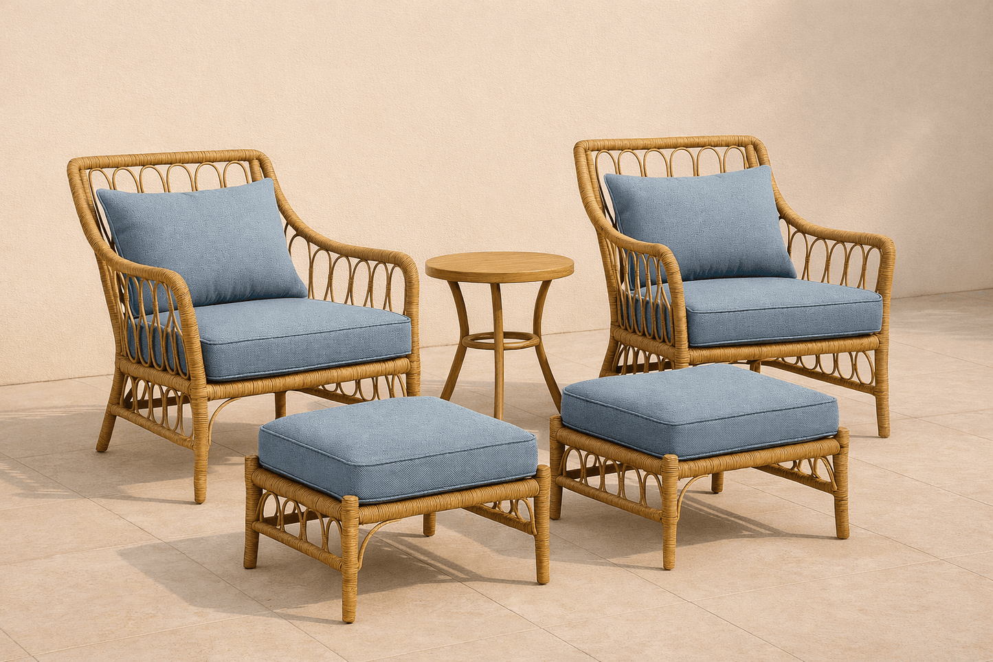 Hayata Solara Outdoor Weave Lounge Set | Luxury Outdoor Furniture | HAYATE