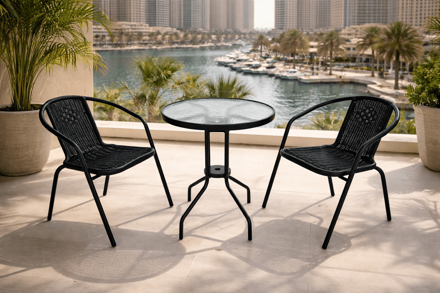 Hayate Luna Bistro Set (2 - Seater) | Luxury Outdoor Furniture | HAYATE