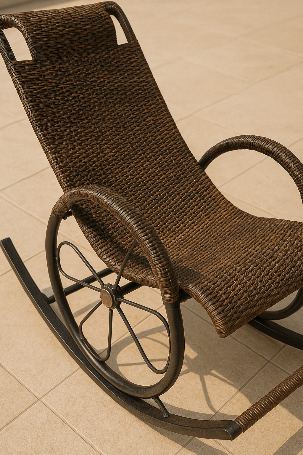 Hayate Oasis Rattan Rocking Lounge Chair | Luxury Outdoor Furniture | HAYATE
