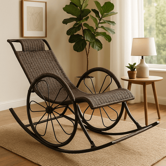 Hayate Oasis Rattan Rocking Lounge Chair | Luxury Outdoor Furniture | HAYATE