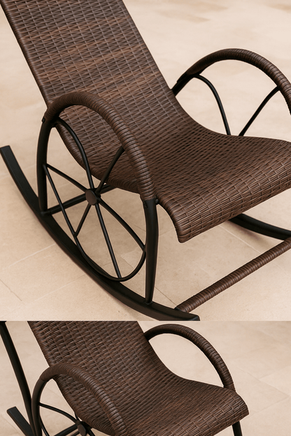 Hayate Oasis Rattan Rocking Lounge Chair | Luxury Outdoor Furniture | HAYATE