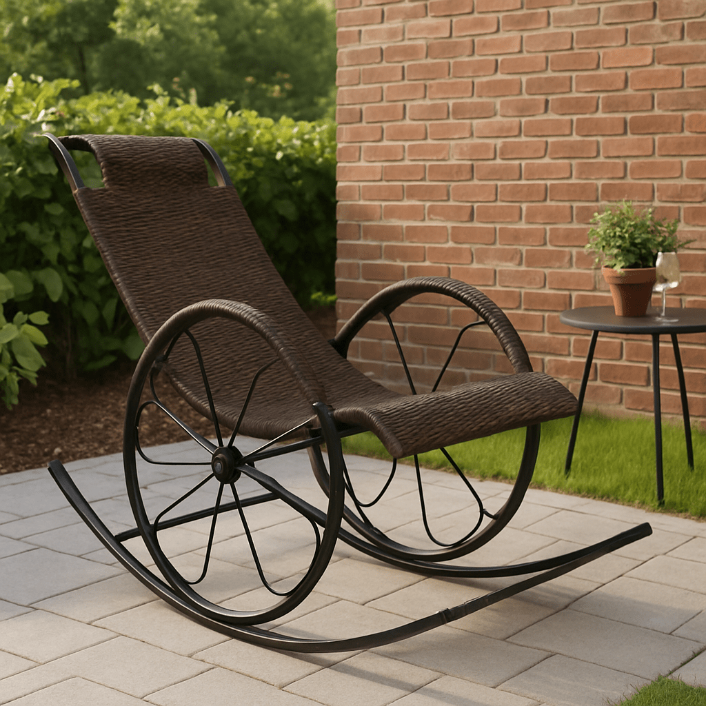Hayate Oasis Rattan Rocking Lounge Chair | Luxury Outdoor Furniture | HAYATE