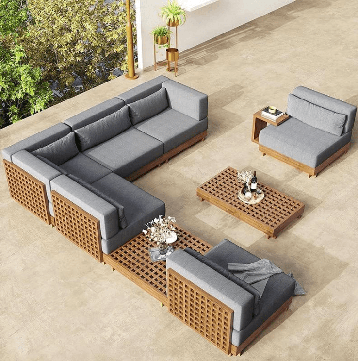 Hayate Riviera Modular Outdoor Lounge Set | Luxury Outdoor Furniture | HAYATE