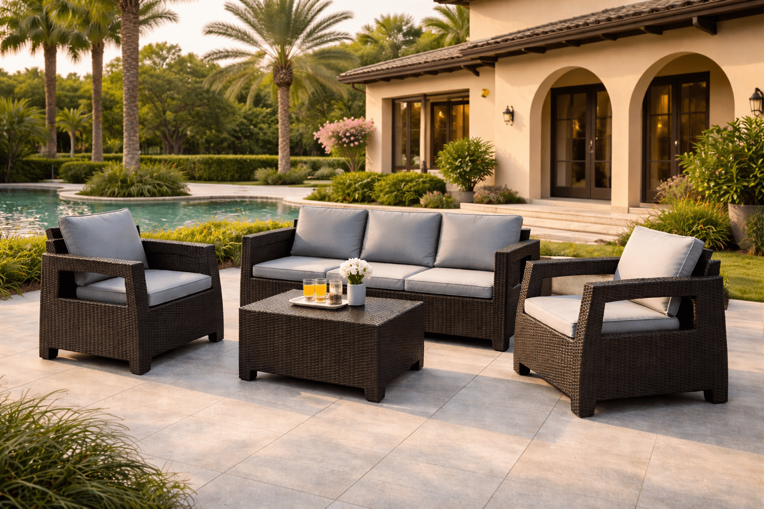 Hayate Siena Outdoor Lounge Set | Luxury Outdoor Furniture | HAYATE