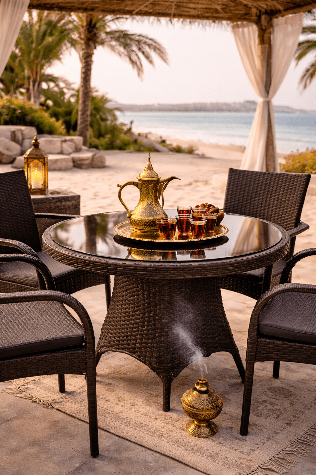 Hayate Sorrento Woven Dining Set | Luxury Outdoor Furniture | HAYATE