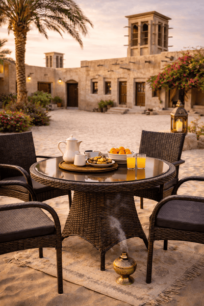 Hayate Sorrento Woven Dining Set | Luxury Outdoor Furniture | HAYATE
