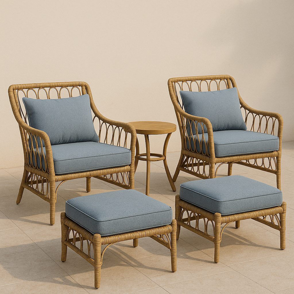 Hayata Solara Outdoor Weave Lounge Set