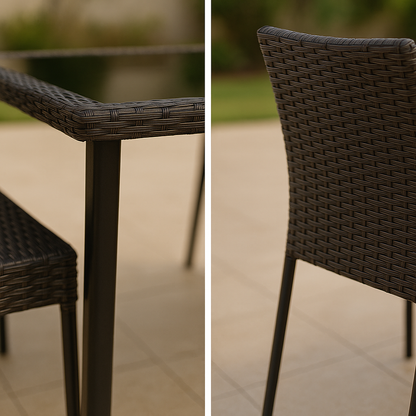 Hayate Vero Weave 6-Seater Outdoor Dining Set