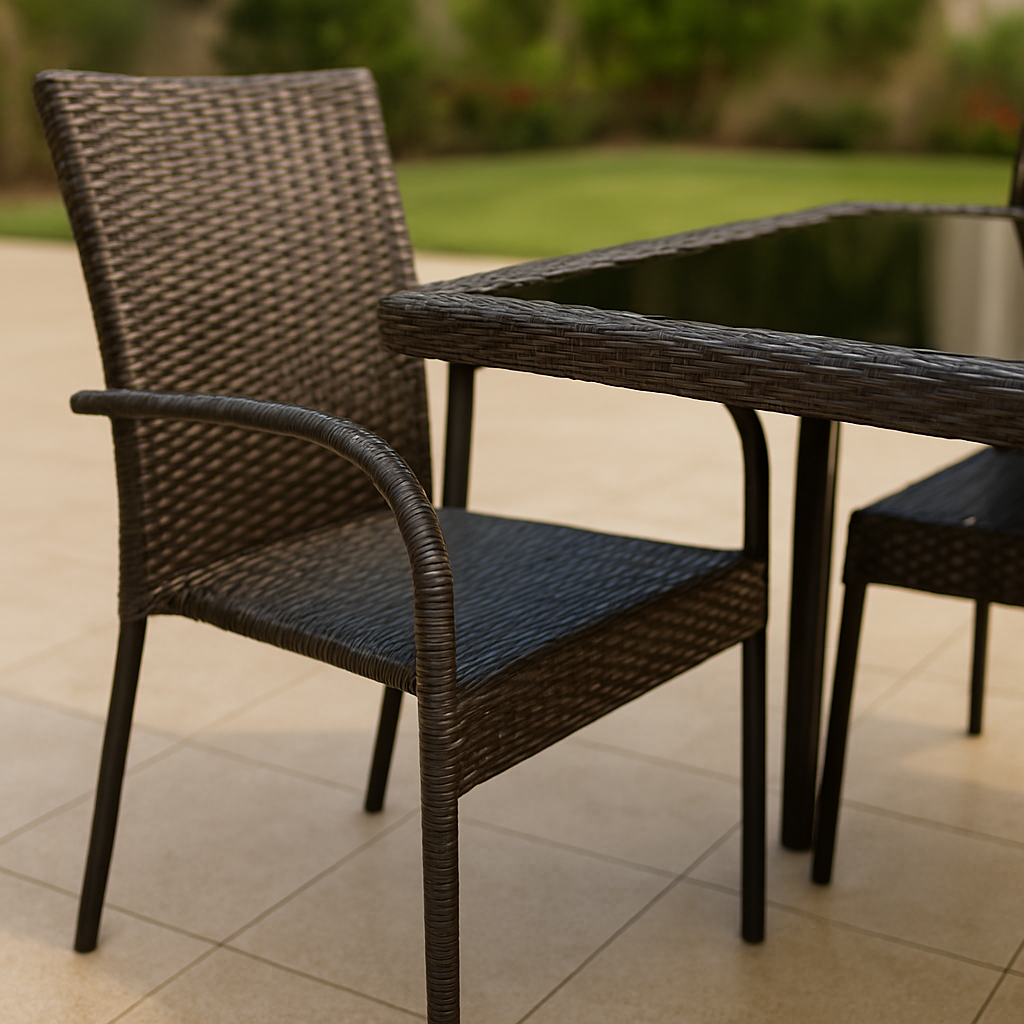 Hayate Vero Weave 6-Seater Outdoor Dining Set