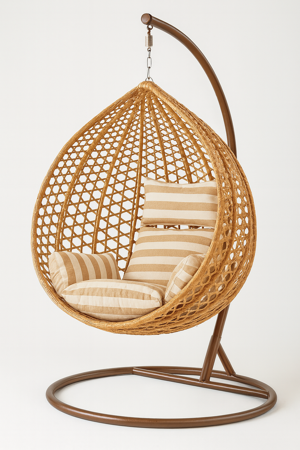 Hayate Palm Dune Luxury Hanging Egg Chair