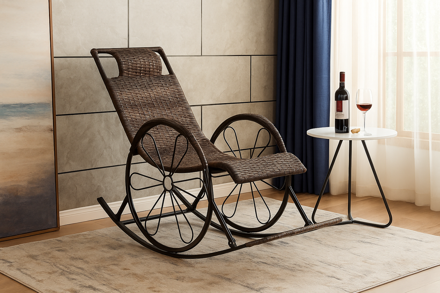 Hayate Oasis Rattan Rocking Lounge Chair